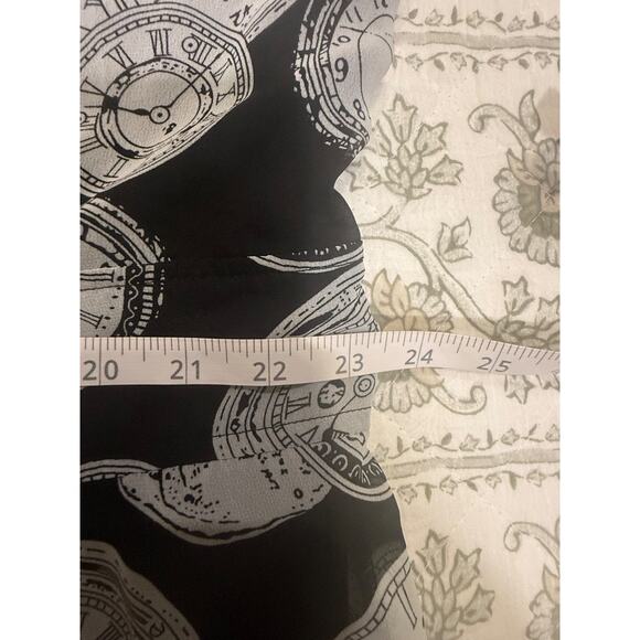 Tripp NYC Size 4X Plus 22 24 Clocks Black Lace Steampunk Dress Goth Whimsygoth - Picture 7 of 10